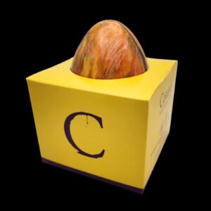 A-16x  Big dark chocolate egg garnished with 10 shellfishs, available while stocks last (3 to 4 weeks delivery time)