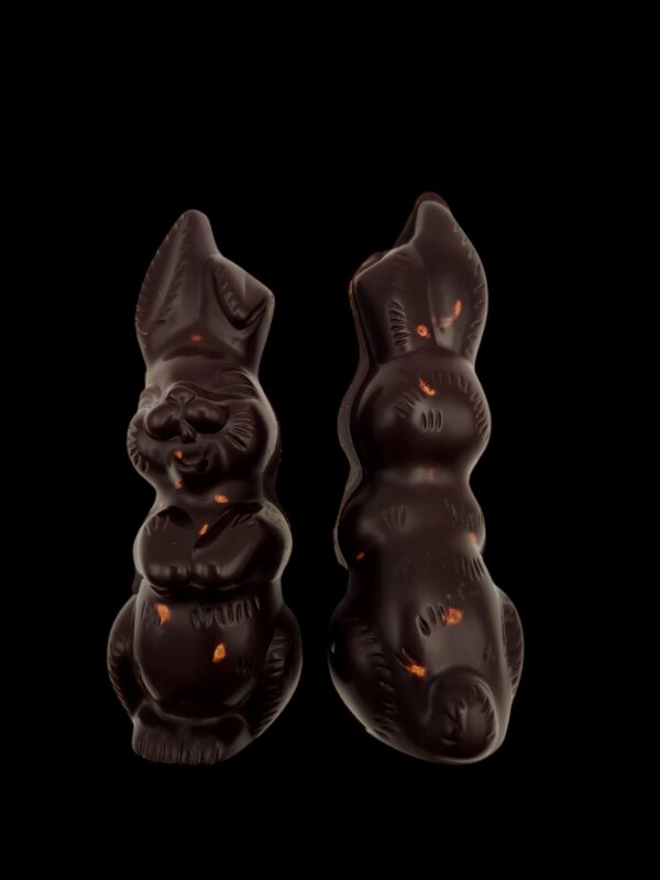 A-35x Petit Lapin guimauve chocolat noir, a emballer, disponible jusqu'à épuisement des stocks (3 à 4 semaines de délai pour livraison)