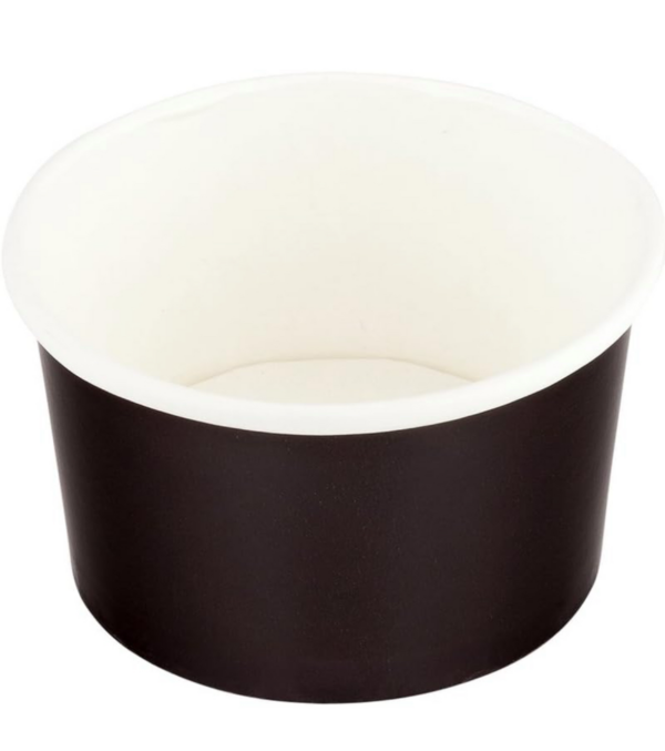 B-200x black ice cream cup