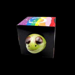 A-1x Moyenne grenouille chocolat au lait garnie 2 chocolats pistache chocolat au lait, délai 2-3 semaines pour réception