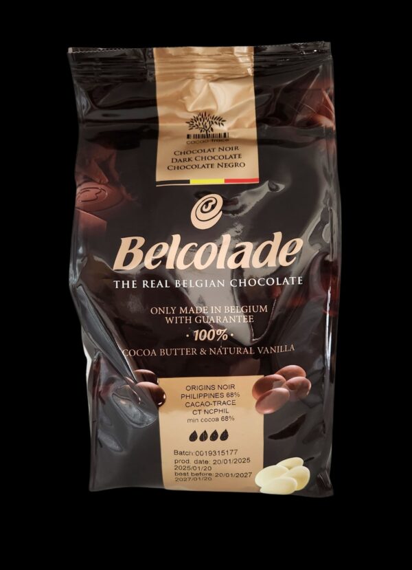 Philippines 68% dark chocolate chips 1 kg