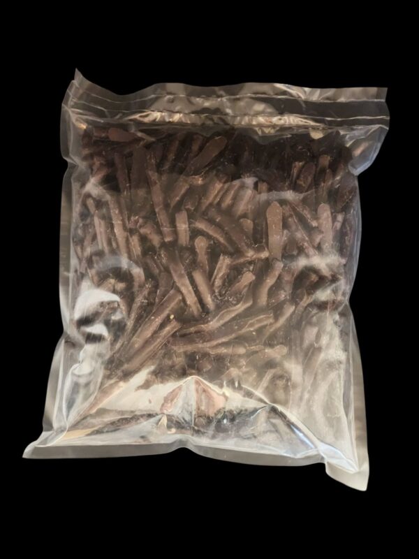Orange and dark chocolate sticks (packaged in bags) - To be wrapped - 12 boxes
