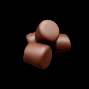 Dark chocolate marshmallows (packaged in bags) – To be wrapped – 12 boxes